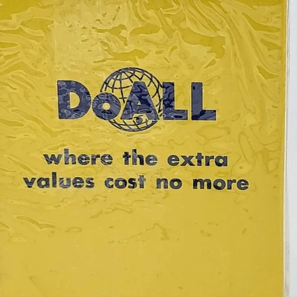 DOALL Sawing Company Promotional Vintage Collectible Playing Cards RARE Sealed - Picture 7 of 9